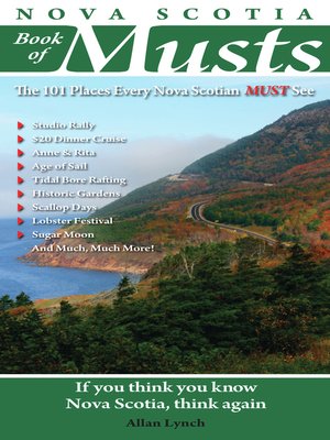 cover image of Nova Scotia Book of Musts